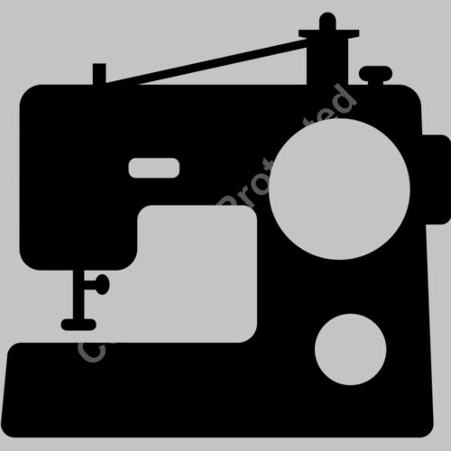 sewing machine circle monogram Thumbnail