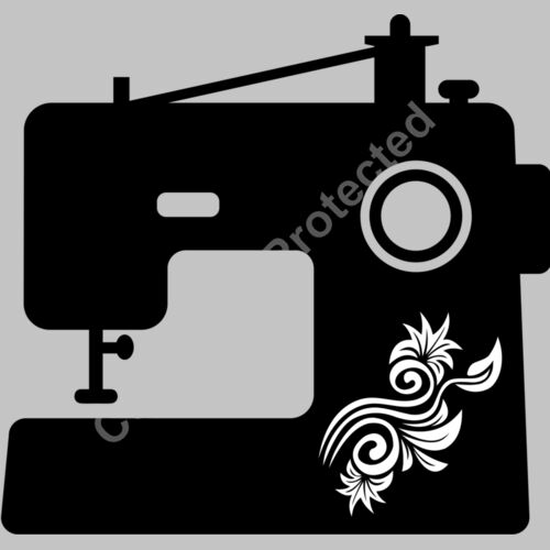 sewing machine floral Thumbnail