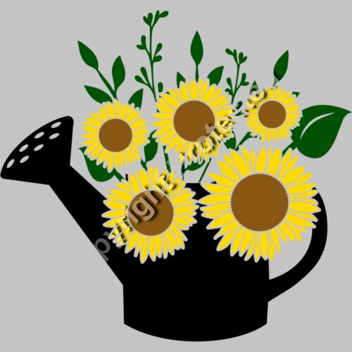 sunflower can multi colored Thumbnail