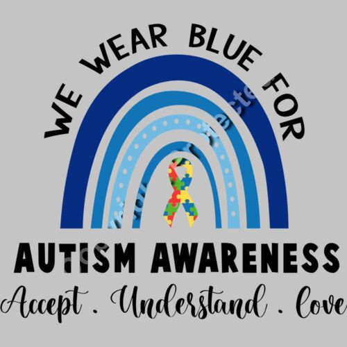 We wear blue for autism awareness Thumbnail