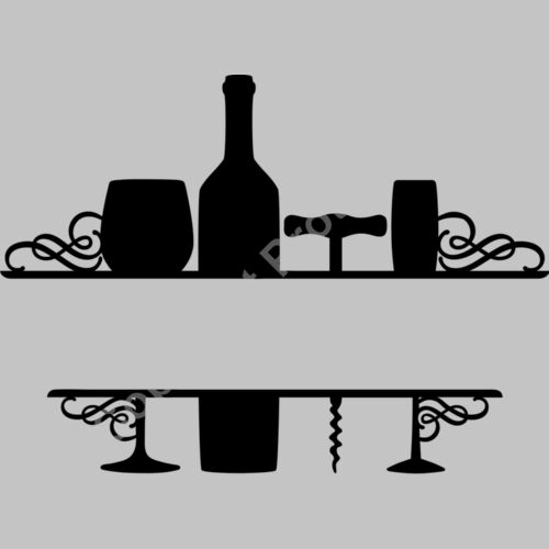 wine swirl split frame Thumbnail