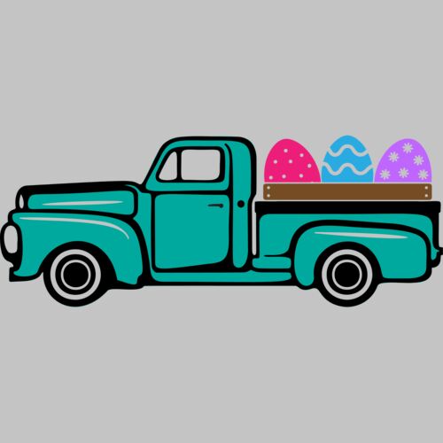 Vintage Easter egg truck Thumbnail