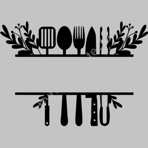 kitchen split monogram frame floral Thumbnail