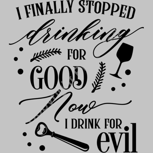I drink for evil Thumbnail