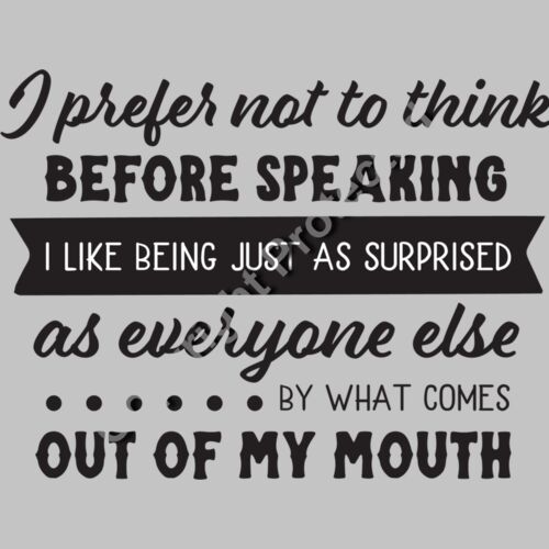 I prefer not to think Thumbnail