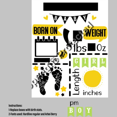 baby feet chart Thumbnail