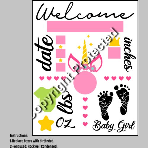 unicorn theme with instructions Thumbnail