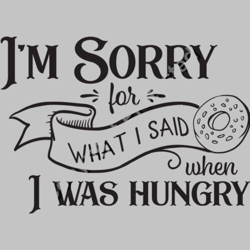I am Sorry for What I Said when I was Hungry Thumbnail