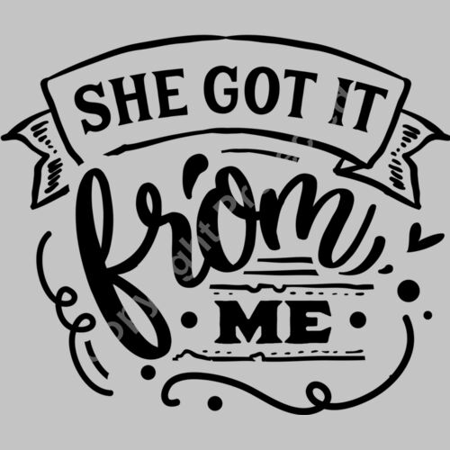 She got it from me Thumbnail