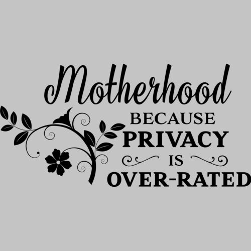 Motherhood because privacy is over rated Thumbnail