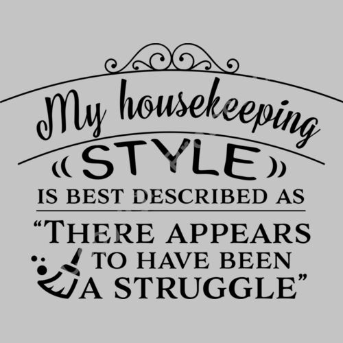 My housekeeping style Thumbnail
