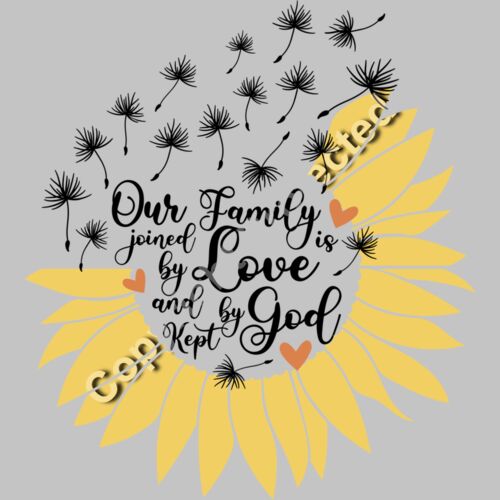 our family is joined by love and kept by God Thumbnail