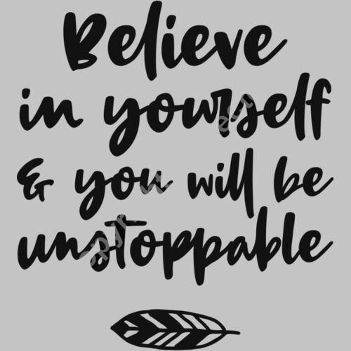 Believe in yourself and you will be Thumbnail