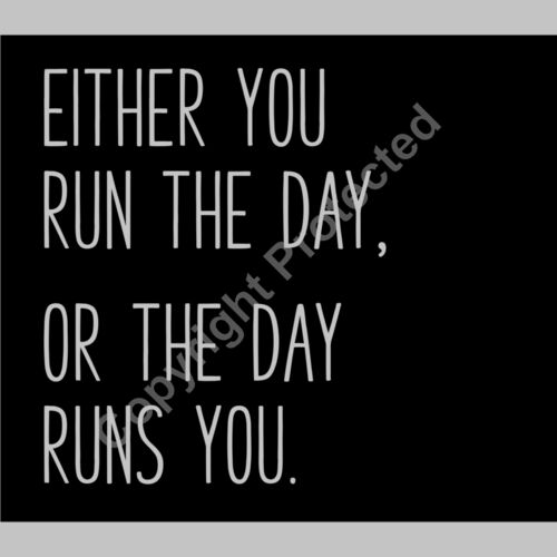 either you run the day or the day runs you 01 Thumbnail