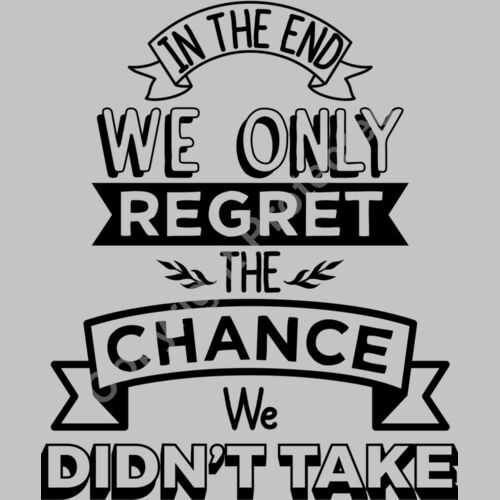 In the end we only regret the chances Thumbnail