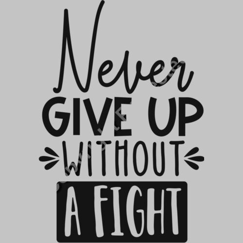 Never give up without a fight  2  Thumbnail