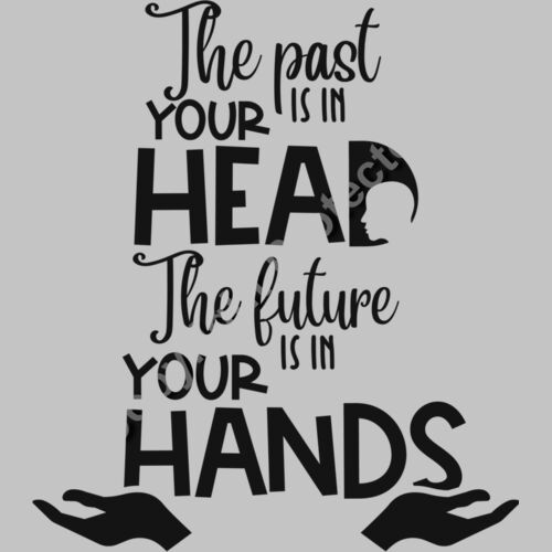 The past is in your head the future is in your hands Thumbnail