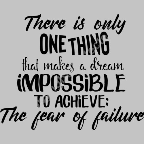 there is only one thing that makes a dream impossible to achieve 01 Thumbnail