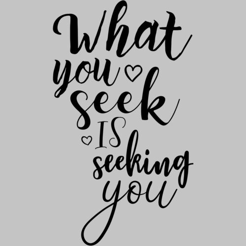 what you seek is seeking you 01 Thumbnail