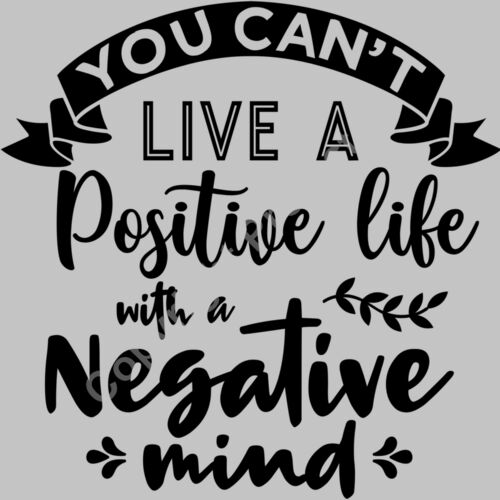 You can t live a positive life with Thumbnail