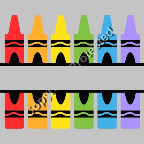 Crayon Split Monogram Thumbnail