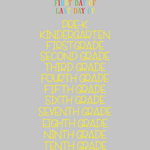 first day of school 02 Thumbnail