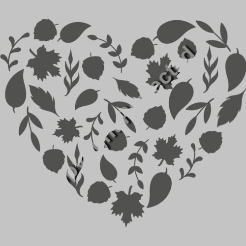 Autumn Leaves Heart Thumbnail