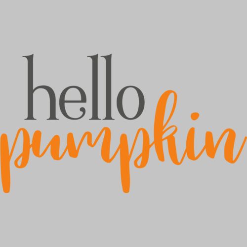 hello pumpkin Thumbnail