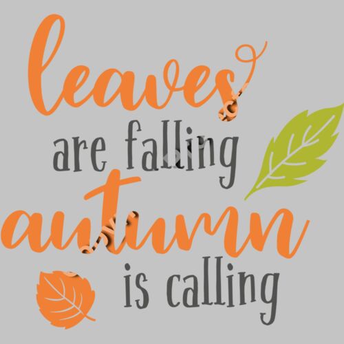 leaves are falling autumn is calling Thumbnail