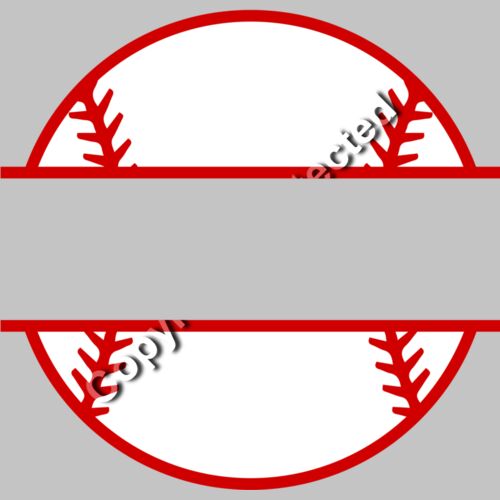 baseball split frame Thumbnail