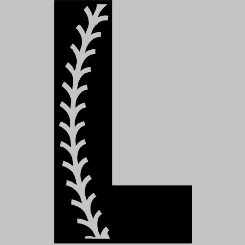 Baseball Alphabet L right Thumbnail