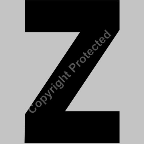 Baseball Alphabet Z center Thumbnail