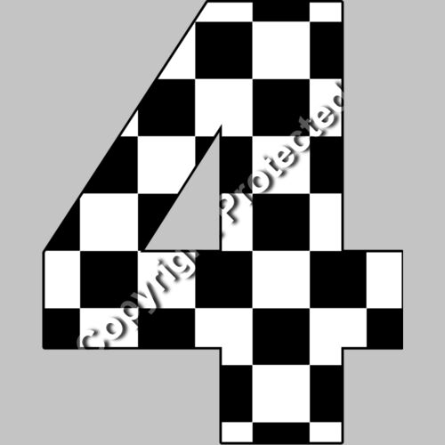 checkered numbers  5  Thumbnail
