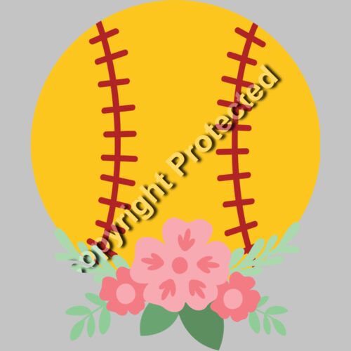Basball and Flowers Thumbnail