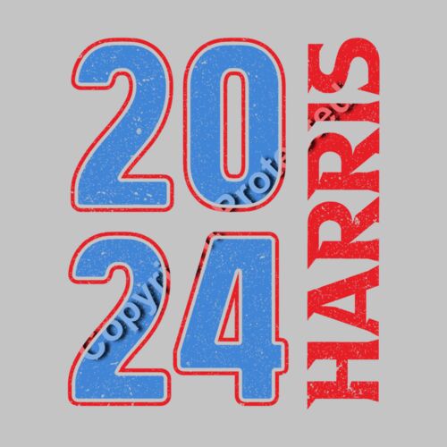Kamala Harris 2024 campaign graphic with bold blue numerals and red text     kamala harris 2024  Thumbnail