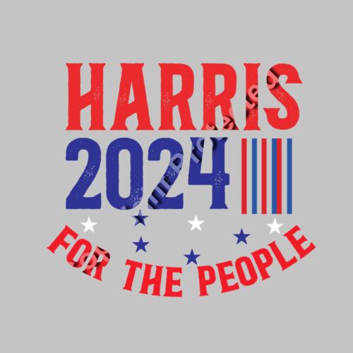 Kamala Harris campaign graphic 2024 red blue stars For the People slogan    harris 2024 for the  Thumbnail