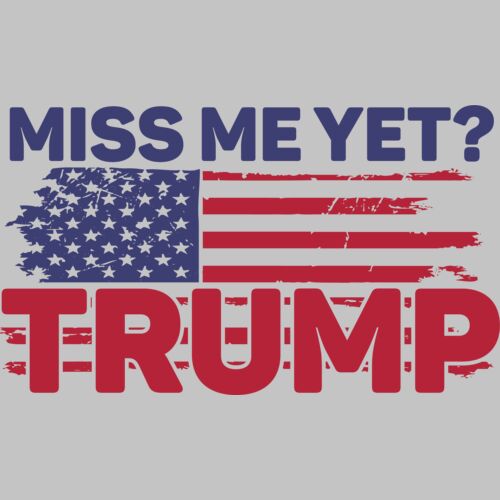 miss me yet trump american flag election 2024 design Thumbnail