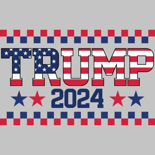 trump 2024 american flag patriotic themed design Thumbnail