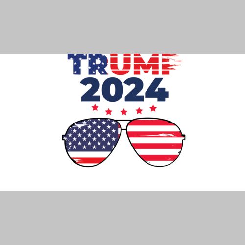 trump 2024 american flag sunglasses patriotic design Thumbnail