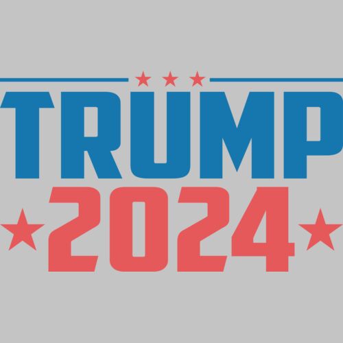 trump 2024 campaign patriotic red blue stars text Thumbnail
