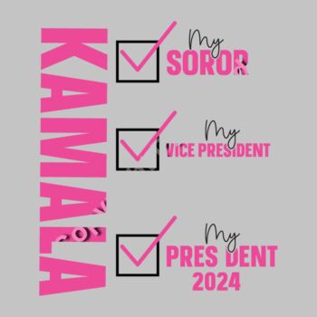 kamala harris 2024 my soror vice president president graphic Thumbnail