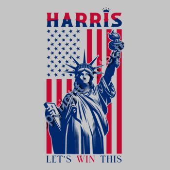 kamala harris 2024 liberty flag election artwork Thumbnail