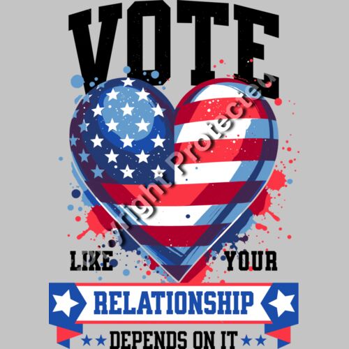 Kamala Harris 2024 heart relationship patriotic design Thumbnail