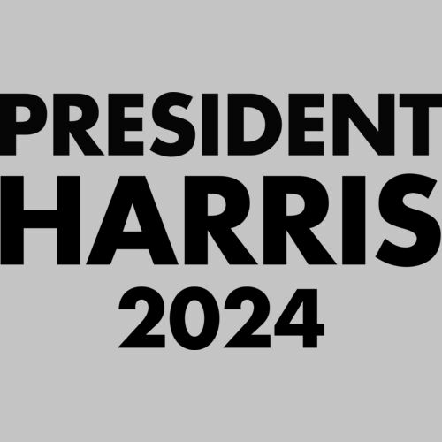 Kamala Harris 2024 presidential campaign bold text graphic Thumbnail
