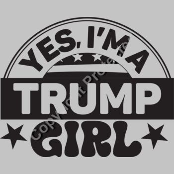 trump girl yes im a 2024 election graphic Thumbnail