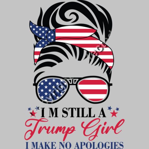 trump girl american flag sunglasses no apologies 2024 Thumbnail