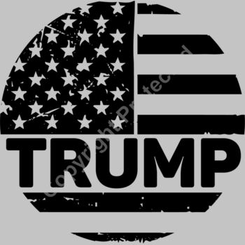 trump 2024 election campaign symbol vintage style design Thumbnail
