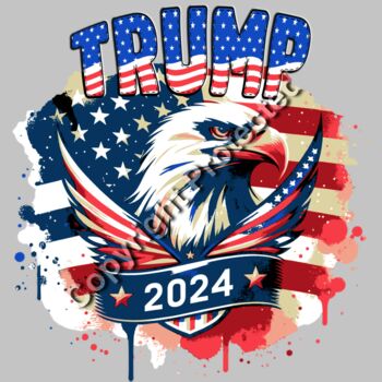 trump 2024 election eagle american flag artwork Thumbnail