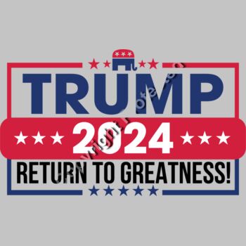 trump 2024 return to greatness campaign image with elephant symbol Thumbnail