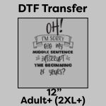 DTF Transfer 12" Thumbnail